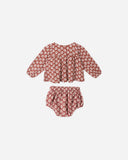 Rylee + Cru Sophia Top + Bloomer Set ~ Ruby Fleur
