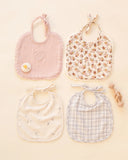 Quincy Mae Woven Tie Bib ~ Space