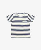 Oso & Me Willie Kid T-Shirt ~ Navy Sport Stripe