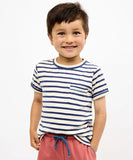 Oso & Me Willie Kid T-Shirt ~ Navy Sport Stripe