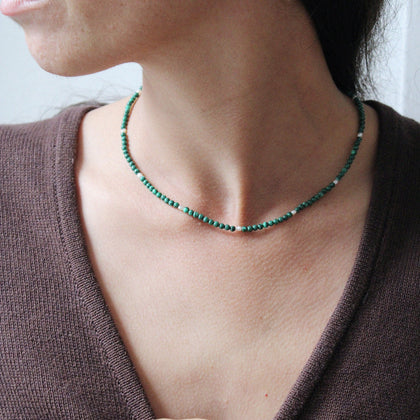 Takara Pearl and Malachite Strand