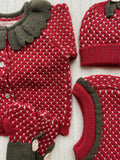 Konges Strawberry Mittens ~ True Red
