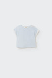 Cozmo Striped Gauze Baby Top ~ Blue