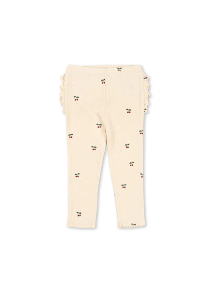 Konges Sui Frill Pants ~ Cherry
