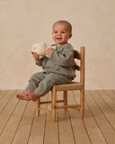 Quincy Mae Textured Sweat Set ~ Forest