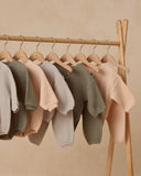 Quincy Mae Textured Sweat Set ~ Forest
