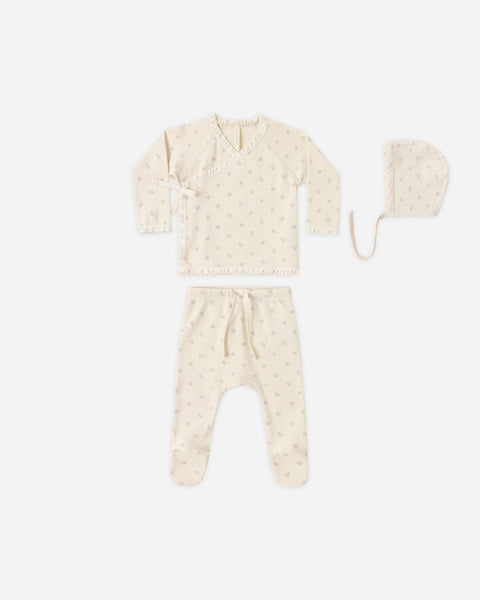 Quincy Mae Take Home Set ~ Mauve Ditsy