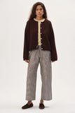 DONNI The Cotton Knit Roll Cardigan