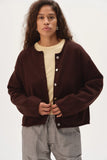 DONNI The Cotton Knit Roll Cardigan