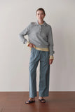 Donni Pop Stripe Drawstring Pant ~ Sage