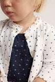 Cozmo Floral Gauze Baby Jacket ~ Ivory Blue