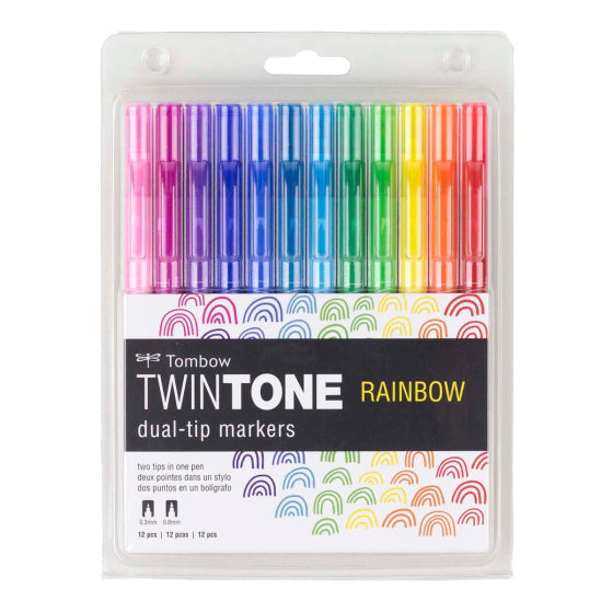 Tombow 12 Pack Rainbow Market Set