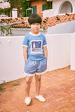 Misha & Puff Traveler Short ~ Blueslate