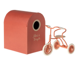 Maileg Mouse Abri à Tricycle ~ Coral
