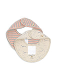 Konges Basic 2 Pack Bibs ~ Stripe Tricolore petit/Cielo Marino
