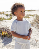 Quincy Mae Terry Tee + Pant Set ~ Sky