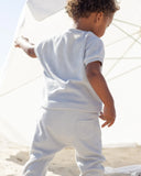 Quincy Mae Terry Tee + Pant Set ~ Sky