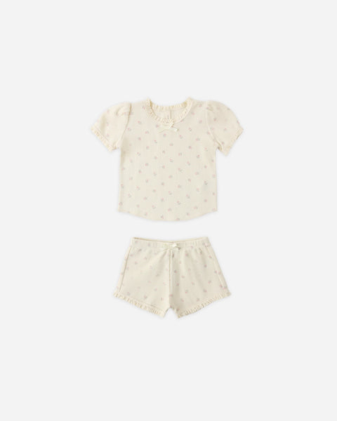Quincy Mae Ruby Set ~ Mauve Ditsy