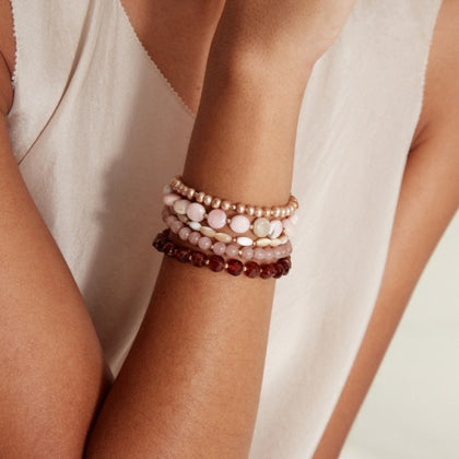 Chan Luu Wrap Bracelet ~ Pink Mix