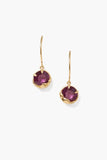 Chan Luu Crystal Earrings ~ Amethyst