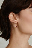 Chan Luu Crystal Earrings ~ Amethyst