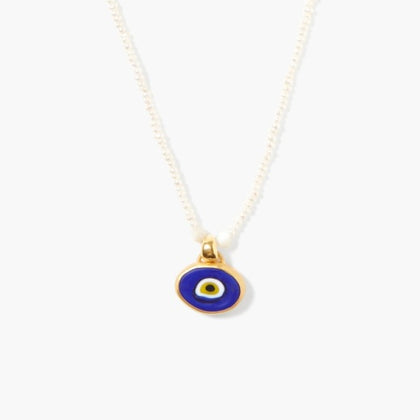 Chan Luu Evil Eye Necklace ~ Blue Mix