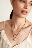 Chan Luu Charm Necklace ~ Green Mix