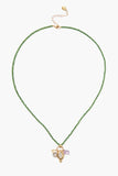 Chan Luu Charm Necklace ~ Green Mix