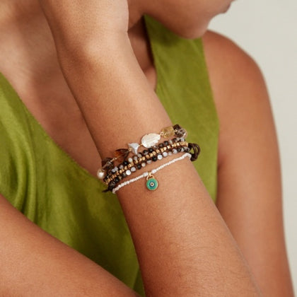 Chan Luu Bracelet ~ Green Mix