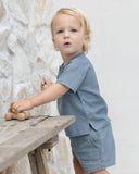 Quincy Mae Utility Short ~ Chambray