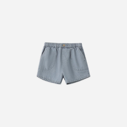Quincy Mae Utility Short ~ Chambray