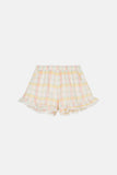 Louise Misha Vallaloid Shorts- Yellow Pistachio Ch