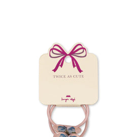 Konges 2 Pack Vilma Hair Elastic ~ Amarena