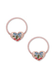 Konges 2 Pack Vilma Hair Elastic ~ Amarena