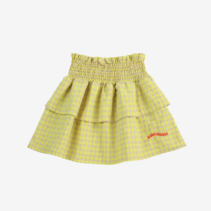 Bobo Choses Vichy Ruffle Skirt ~ Gingham