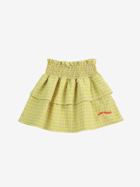 Bobo Choses Vichy Ruffle Skirt ~ Gingham
