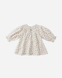 Quincy Mae V Smocked Dress ~ Winter Ditsy