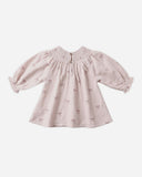 Quincy Mae V Smocked Dress ~ Bows