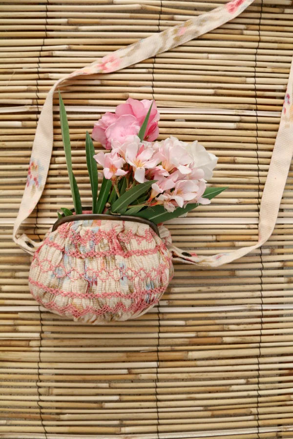 bonjour diary 花柄リュック Bonjour diary School BAG (Blue garden) - SEN_TO_SENCE