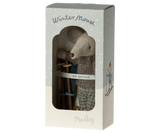 Maileg Big Brother Winter Mouse w/Ski Set