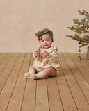 Quincy Mae Wendy Romper ~ Holly Berry
