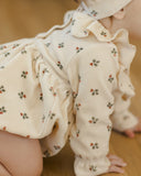 Quincy Mae Wendy Romper ~ Holly Berry