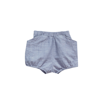Go Gently Nation Woven Short ~ Chambray