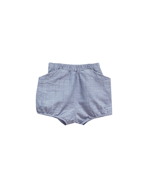 Go Gently Nation Woven Short ~ Chambray