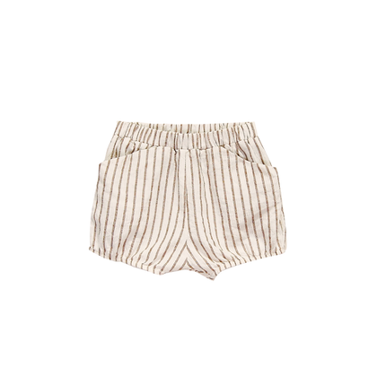 Go Gently Nation Woven Short ~ Fennel Stripe