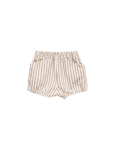 Go Gently Nation Woven Short ~ Fennel Stripe