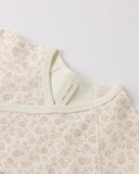 Quincy Mae Wrap Top + Footed Set ~ Ditsy