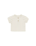 Quincy Mae Short Sleeve Zion Shirt ~ Summer Stripe