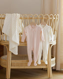 Quincy Mae Zip Long Sleeve Sleeper Footie ~ Fleur
