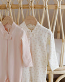 Quincy Mae Zip Long Sleeve Sleeper Footie ~ Fleur